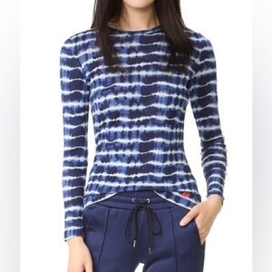 TORY BURCH BEVERLY TIE DYE TEE SIZE SMALL